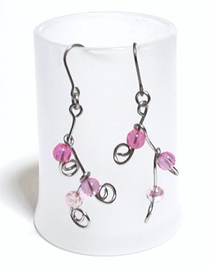 Works earring_pia_3p_pink_big