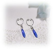 Works earring_pia_blue_s