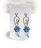 Works earring_pia_singlewing_ao_s