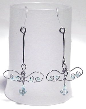 Works earring_pia_wing_mizu_big